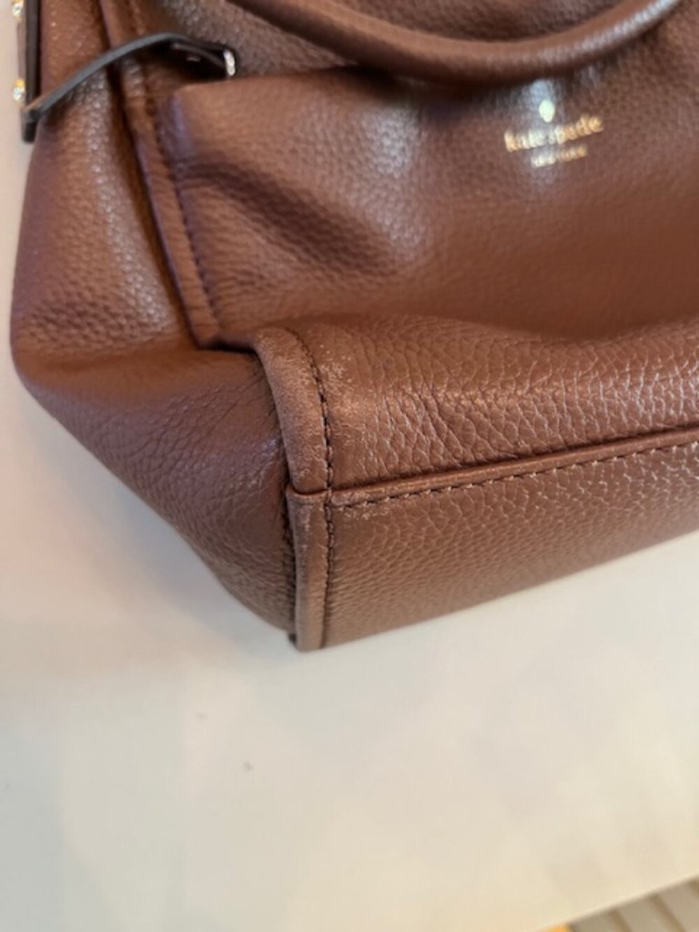 KATE SPADE | New York Leila North South Pebbled Leather Crossbody Bag - Picture 11 of 15